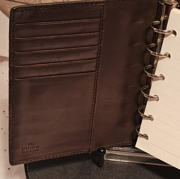 Gucci Guccissima Leather Agenda Notebook/ Passport Holder - Picture 3 of 11